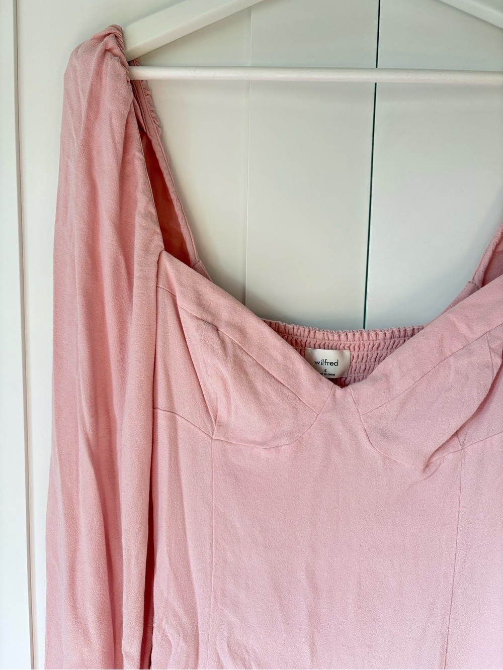 Aritzia Wilfred Novella Pink Dress - Picture 3 of 3